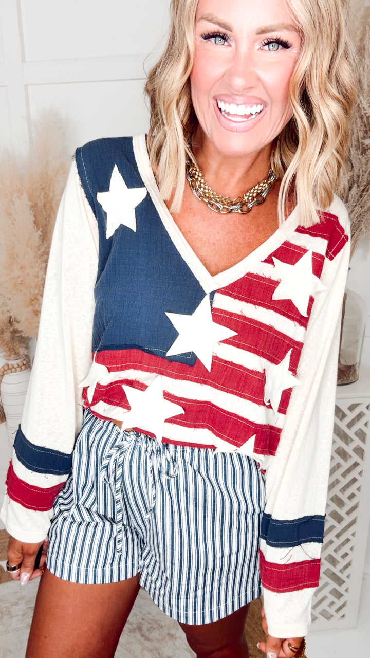 The American Pioneer Patchwork Top