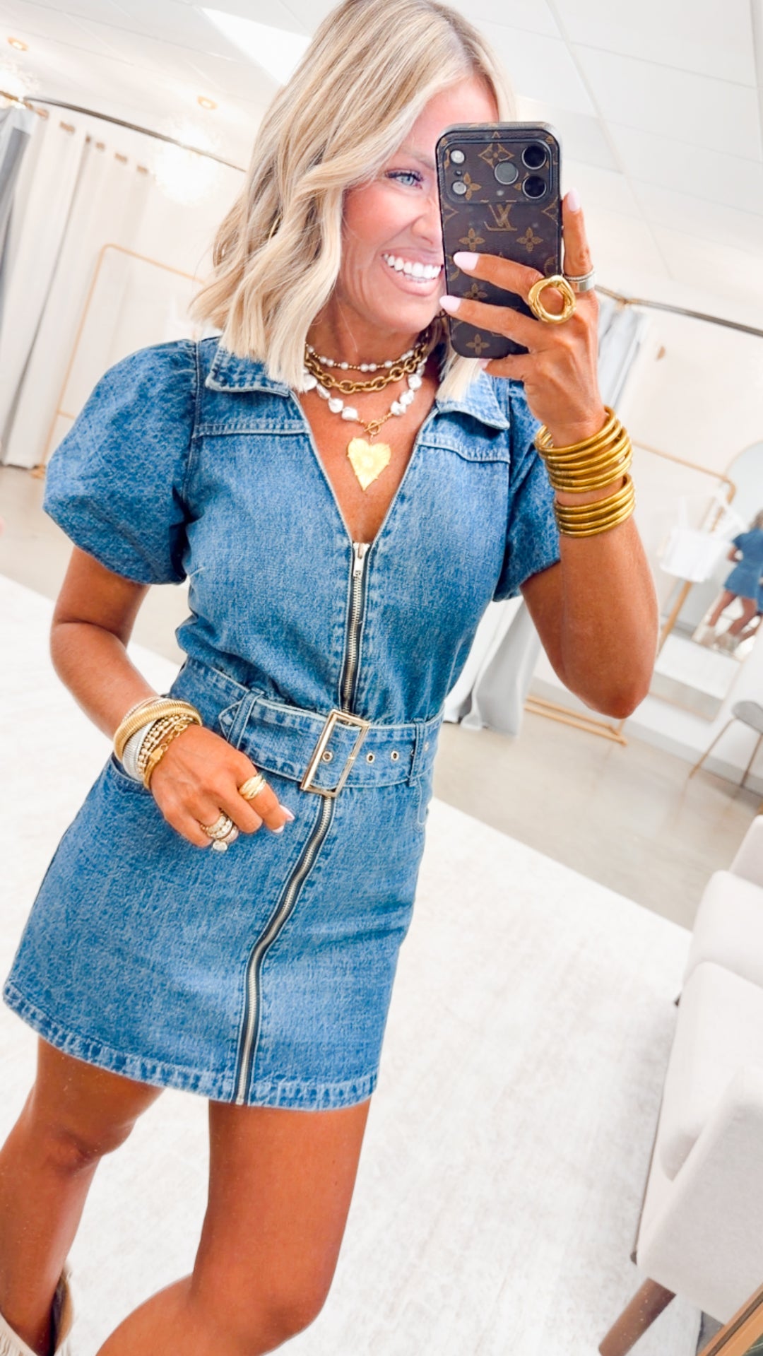 The Brooklyn Belle Belted Mini Dress