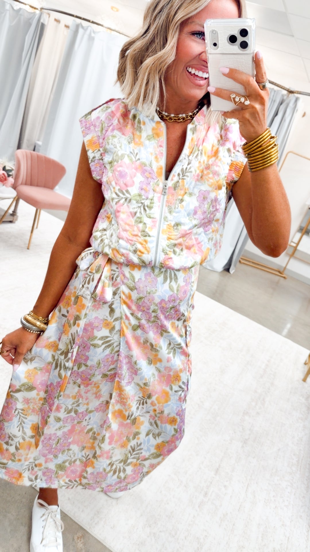 The Beverly Wrap Skirt Set