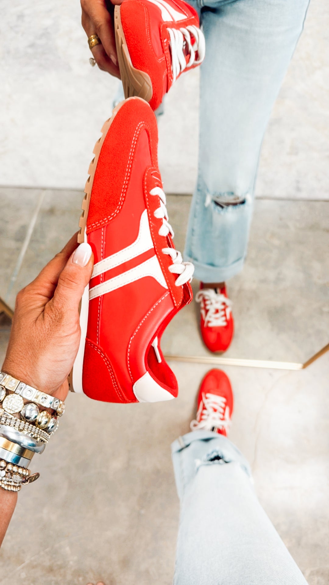 Sarah Sneaker-Red