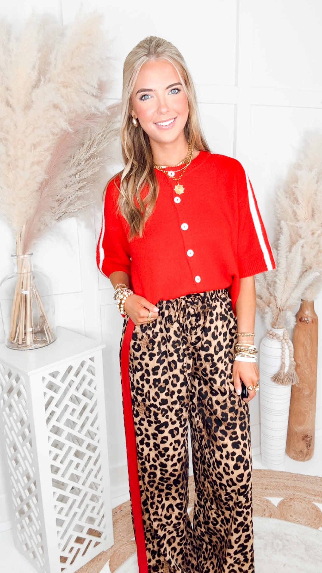 The Wild Statement Pants-Leopard