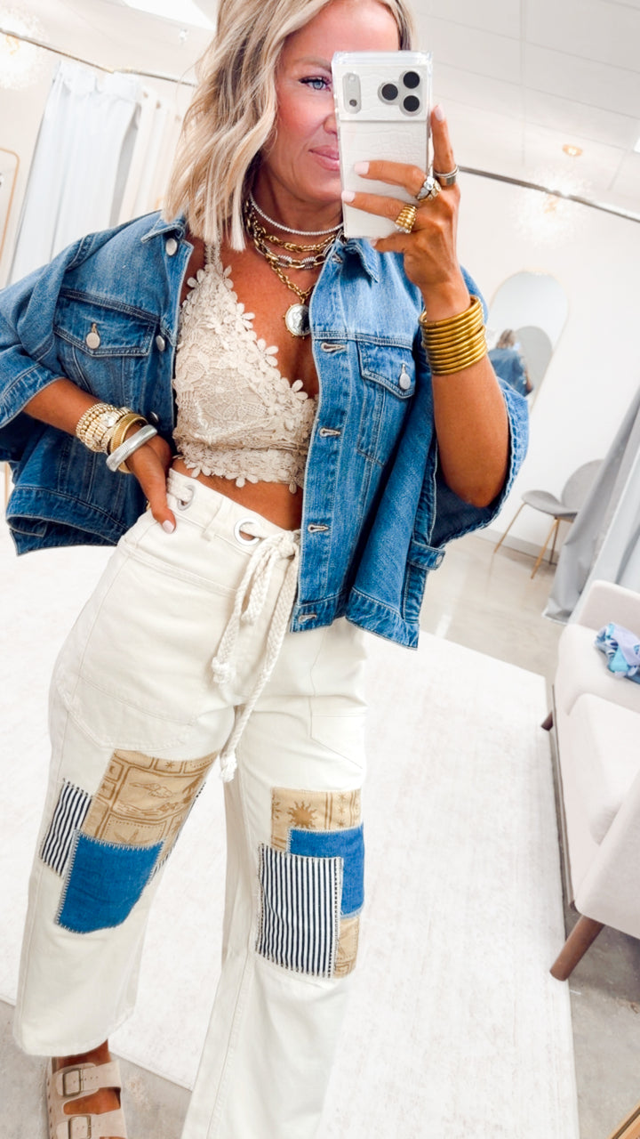 The Patchwork Paradise Jean