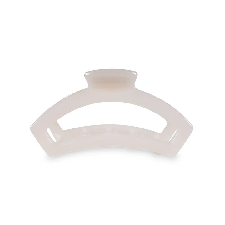 Coconut White Open Medium Hair Clip