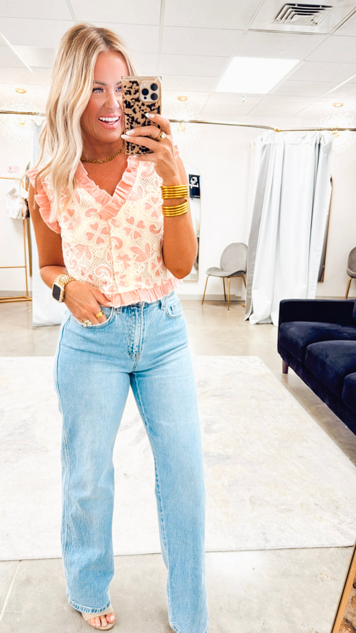 Gabby High Rise Baggy Straight Jean