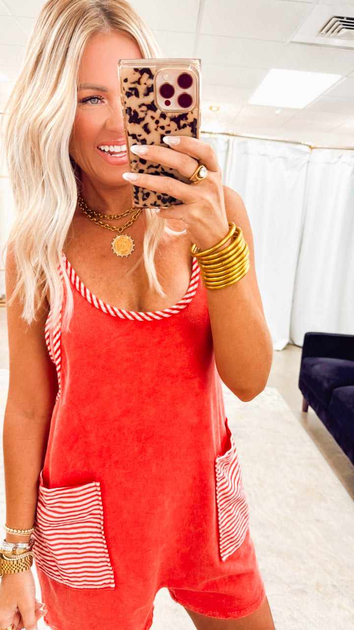 Sunseeker Mineral Washed Romper