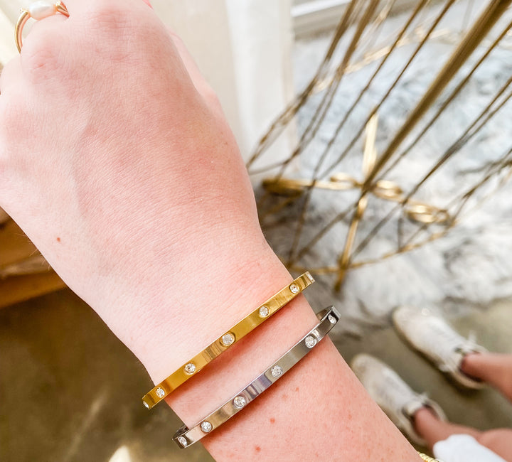 Glam Bangle Silver