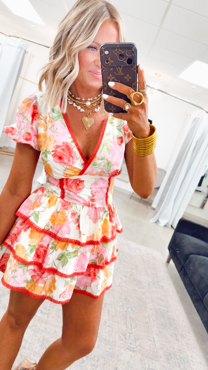 The Fleur Reverie Romper Dress