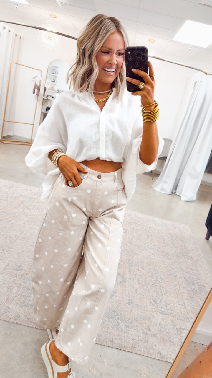 Dottie Darling Barrel Jeans