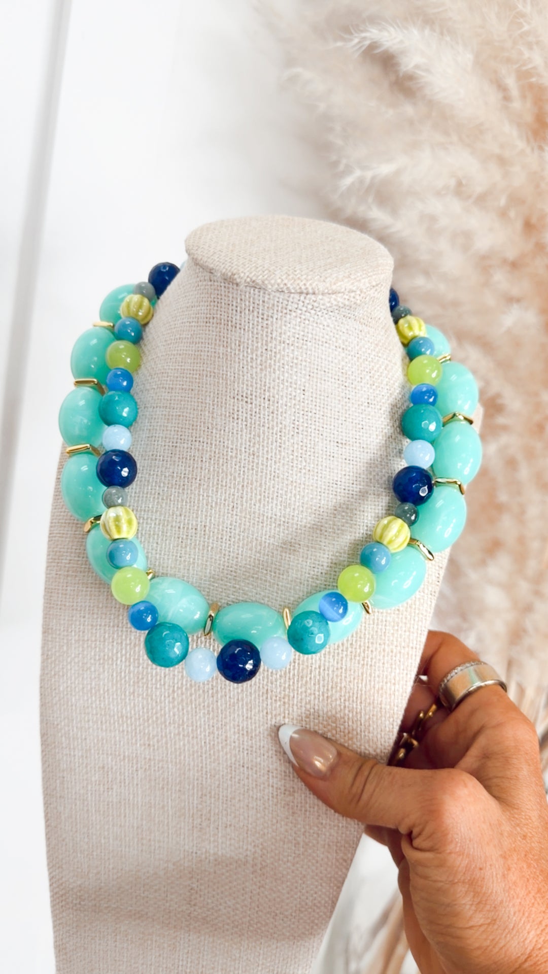 Love Big Blues Necklace