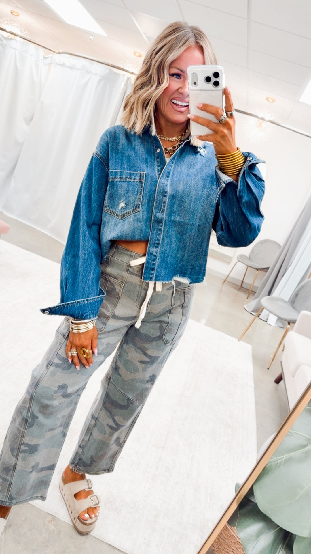 The Rogue Camo Barrel Jean