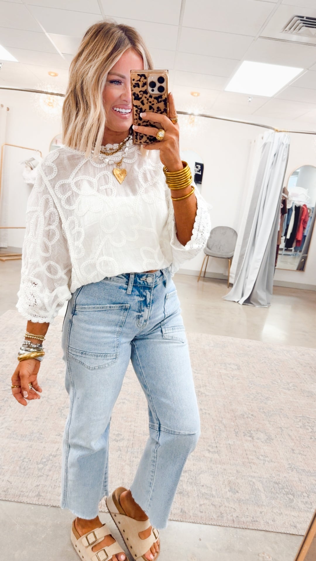 Soft Whispers Blouse-White