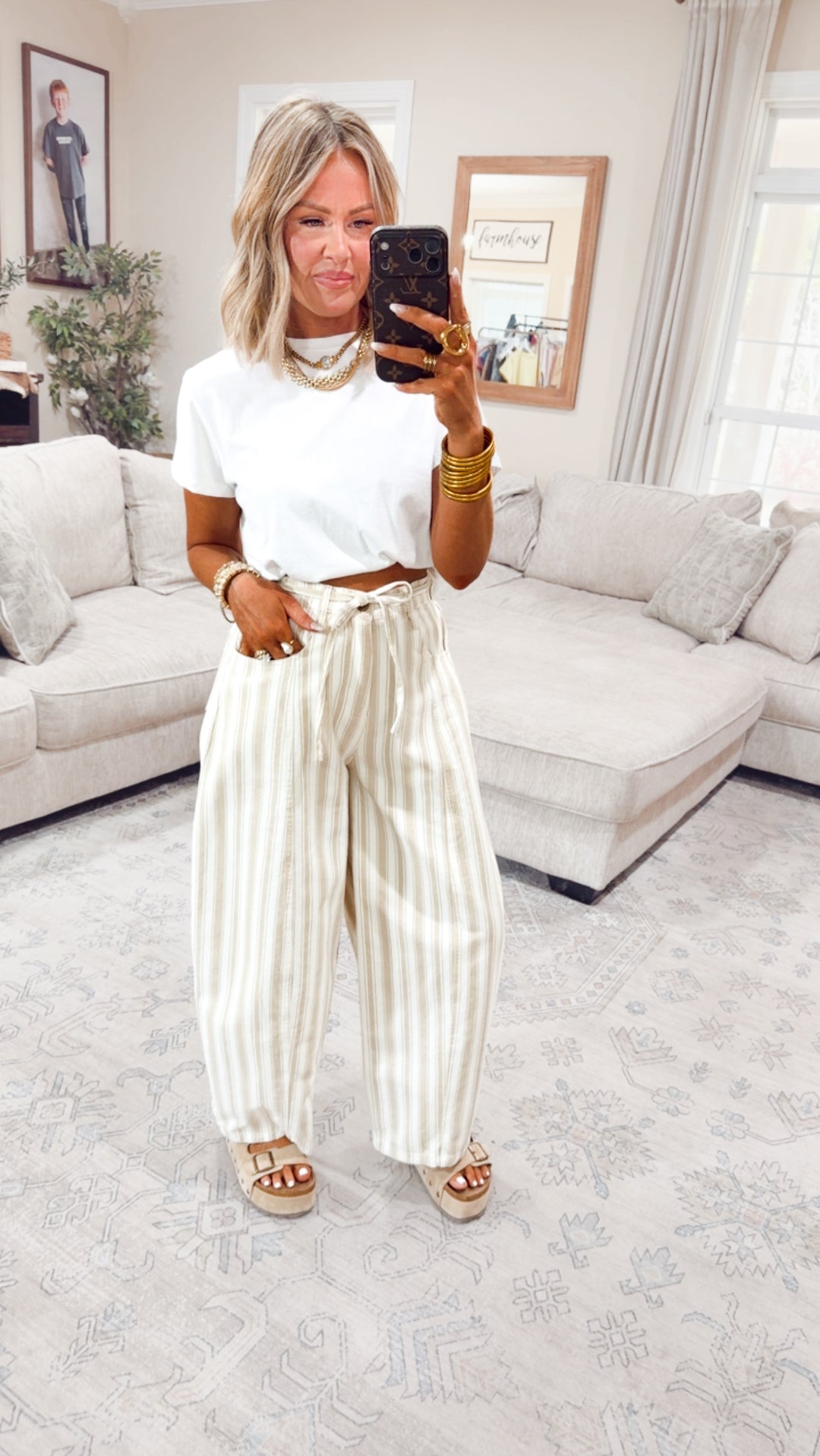 Classic Relaxed Crop Tee-White