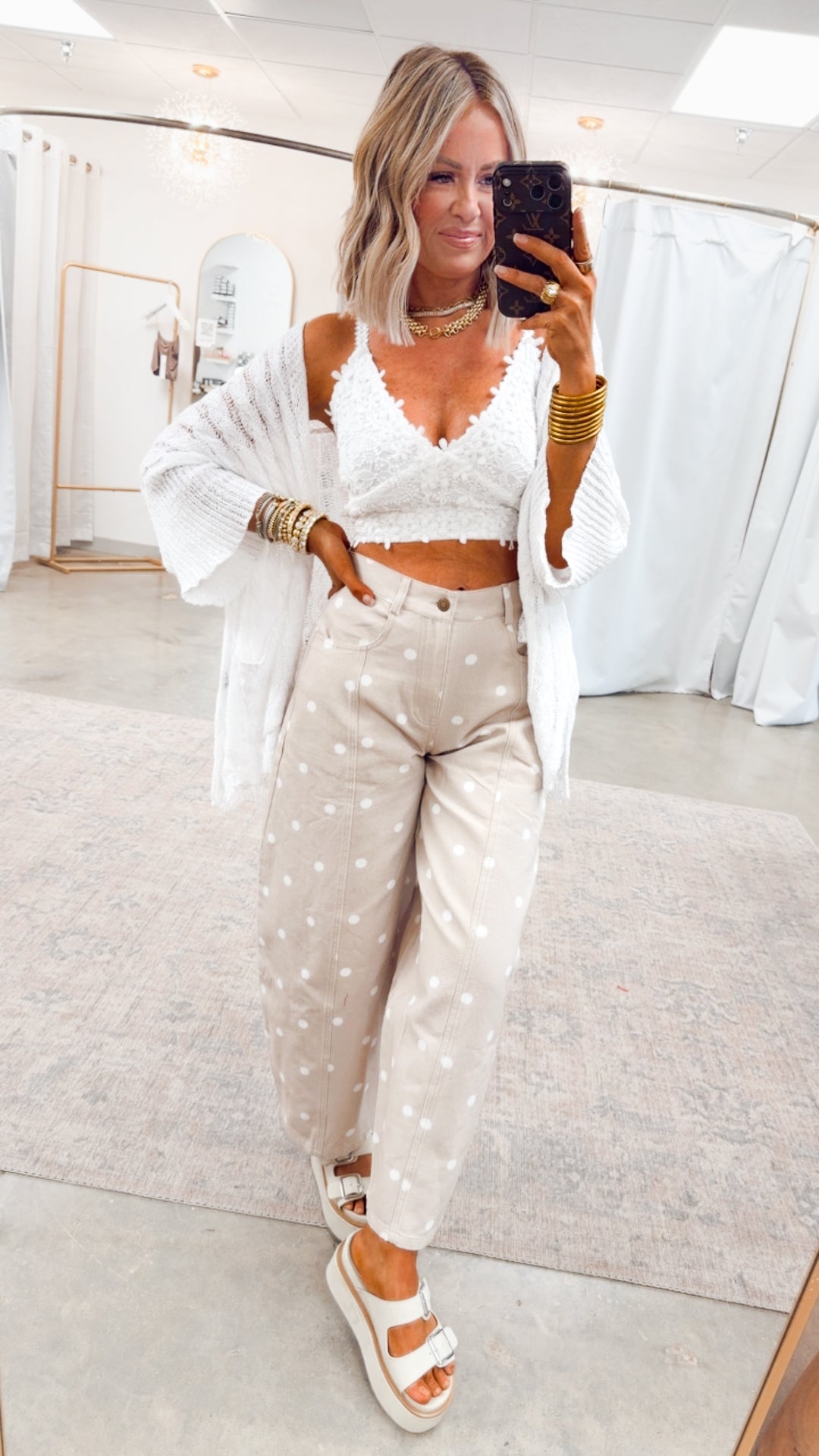 Wanderlace Bralette Top-White