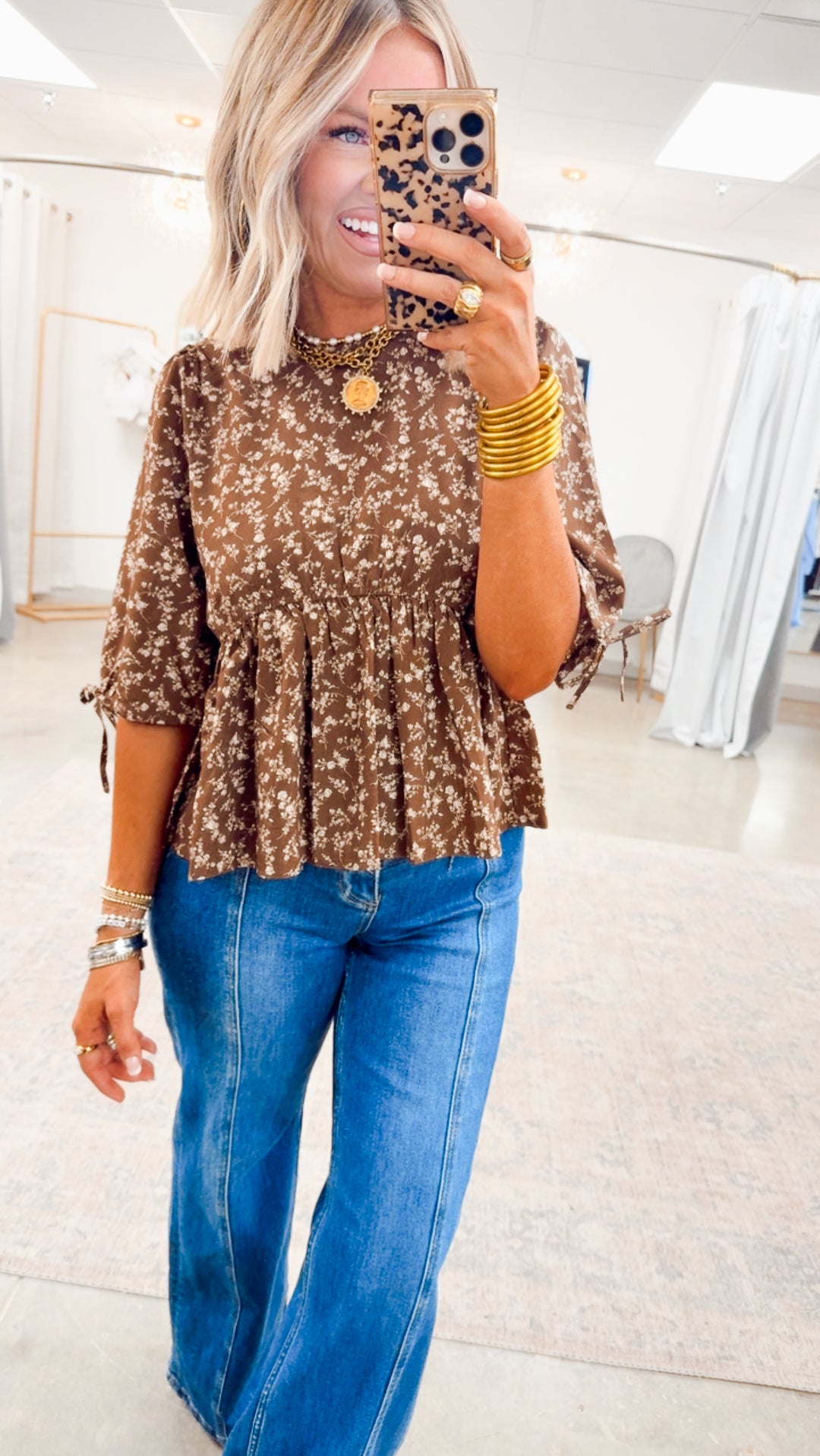 Sweet Impression Peplum Top