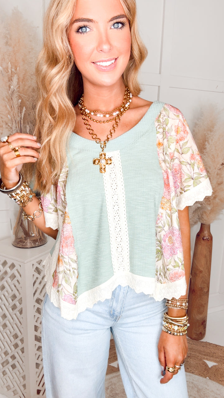 The Sage & Bloom Crop Top