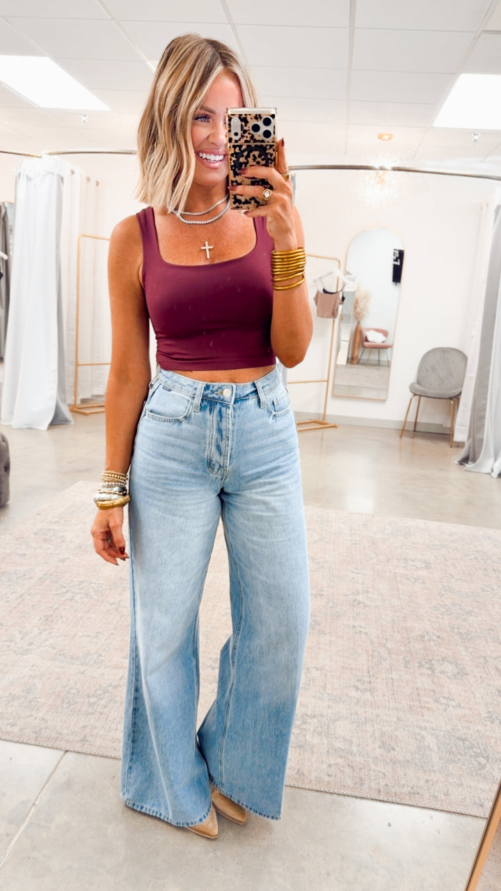 Miranda High Rise Wide Leg Jean