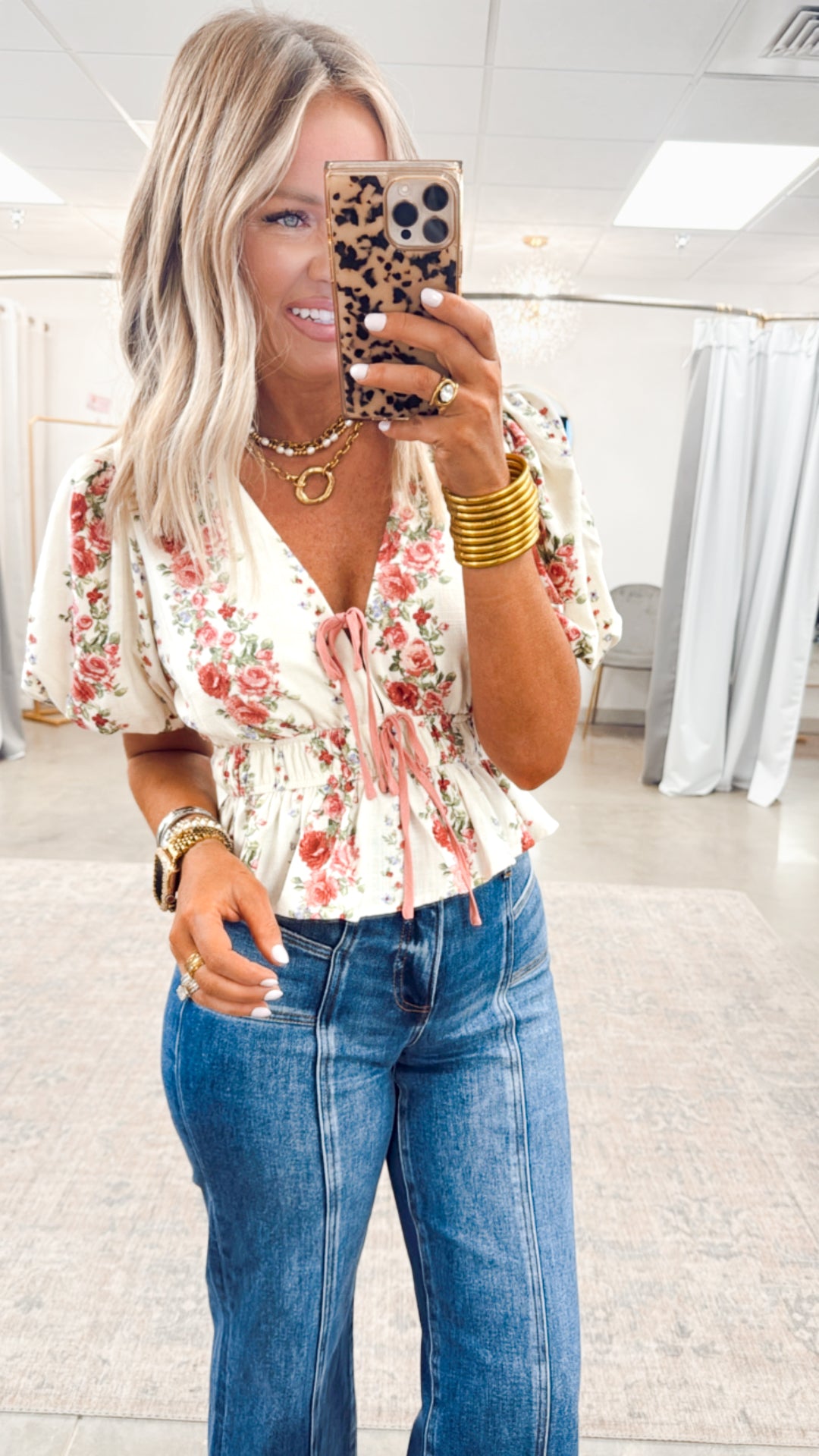 Evie Floral Top