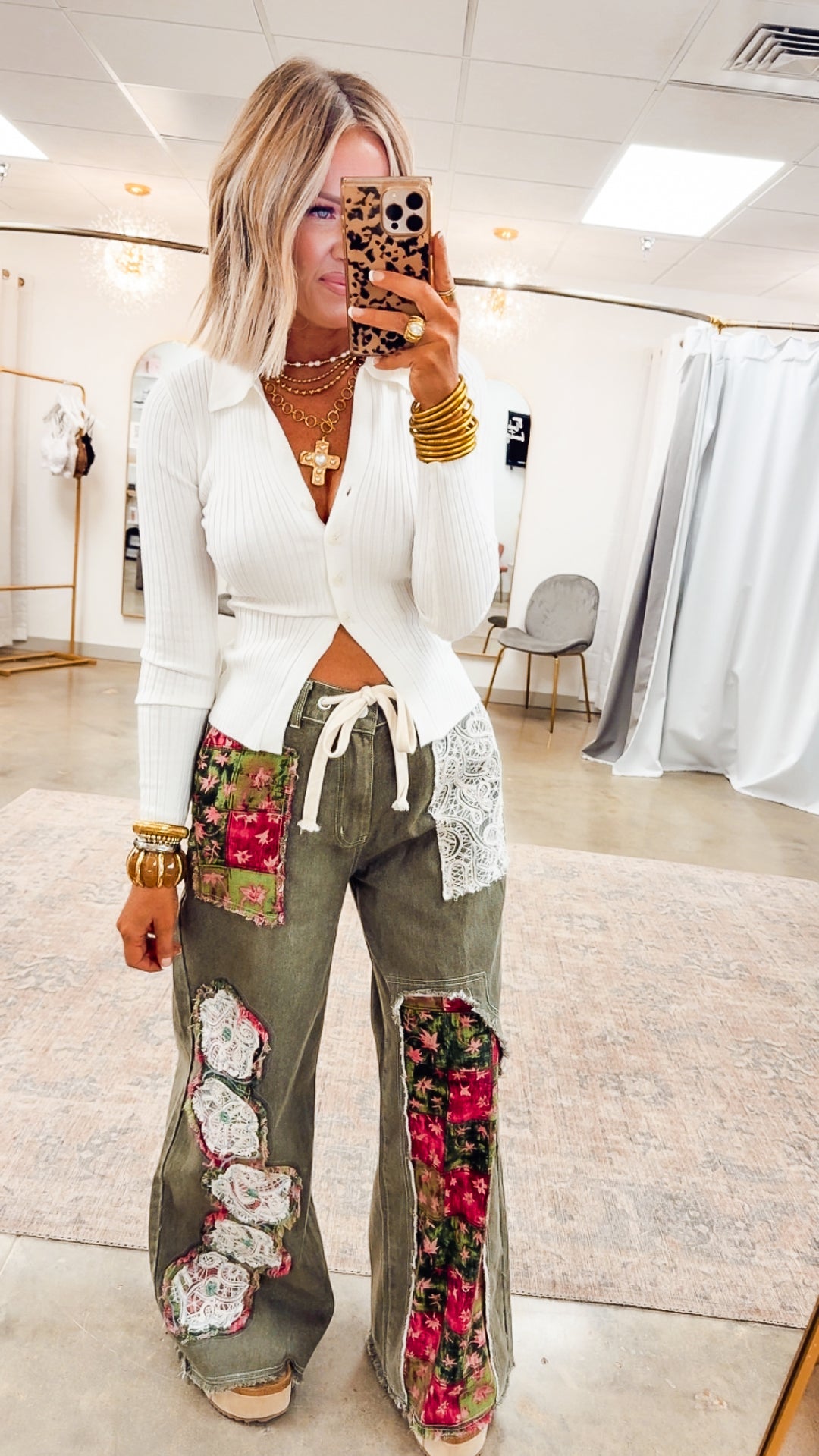 Petal Patch Pants