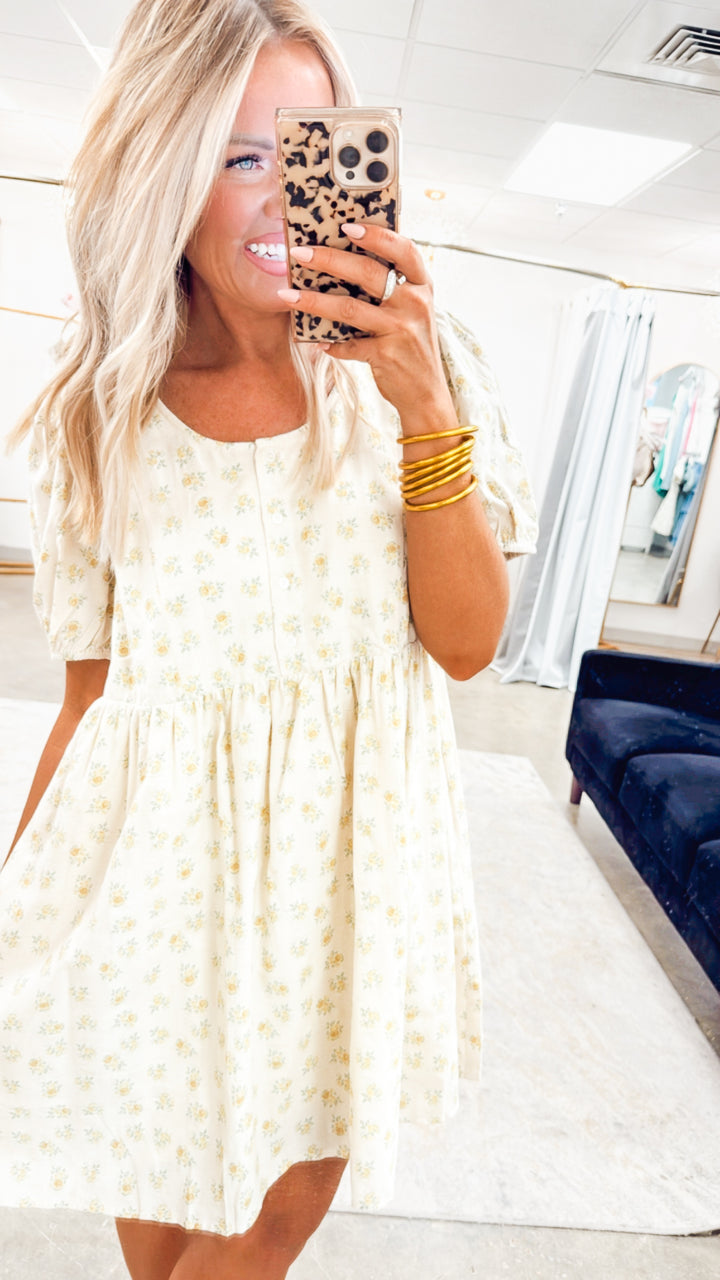 The Sunny Bloom Babydoll Dress