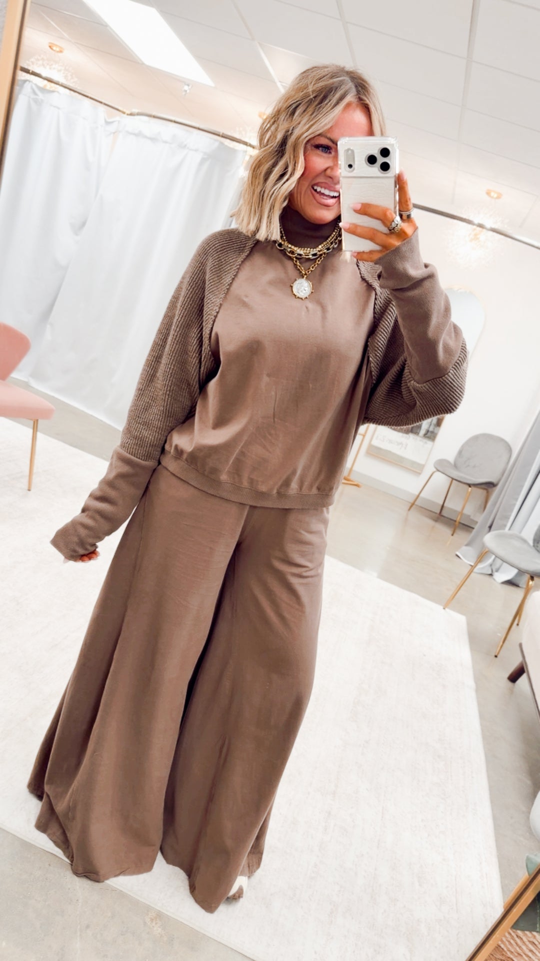 The Luxe Comfort Set-Mocha Latte
