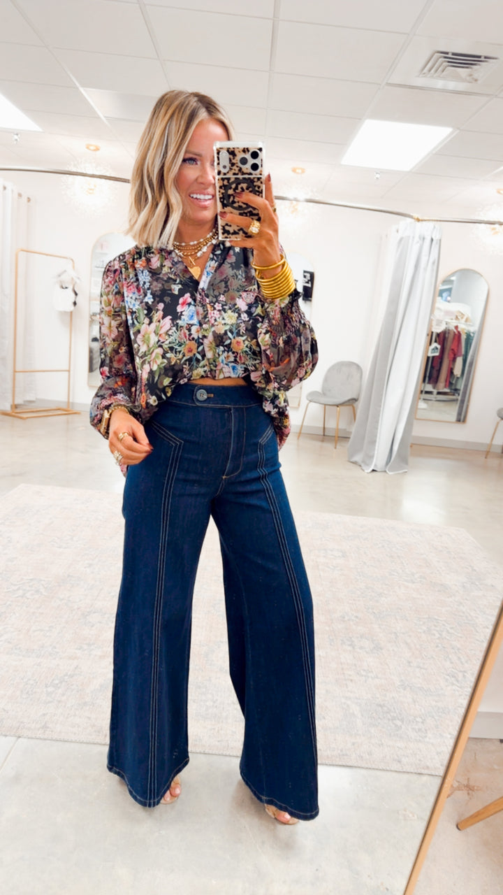 Capri Floral Blouse