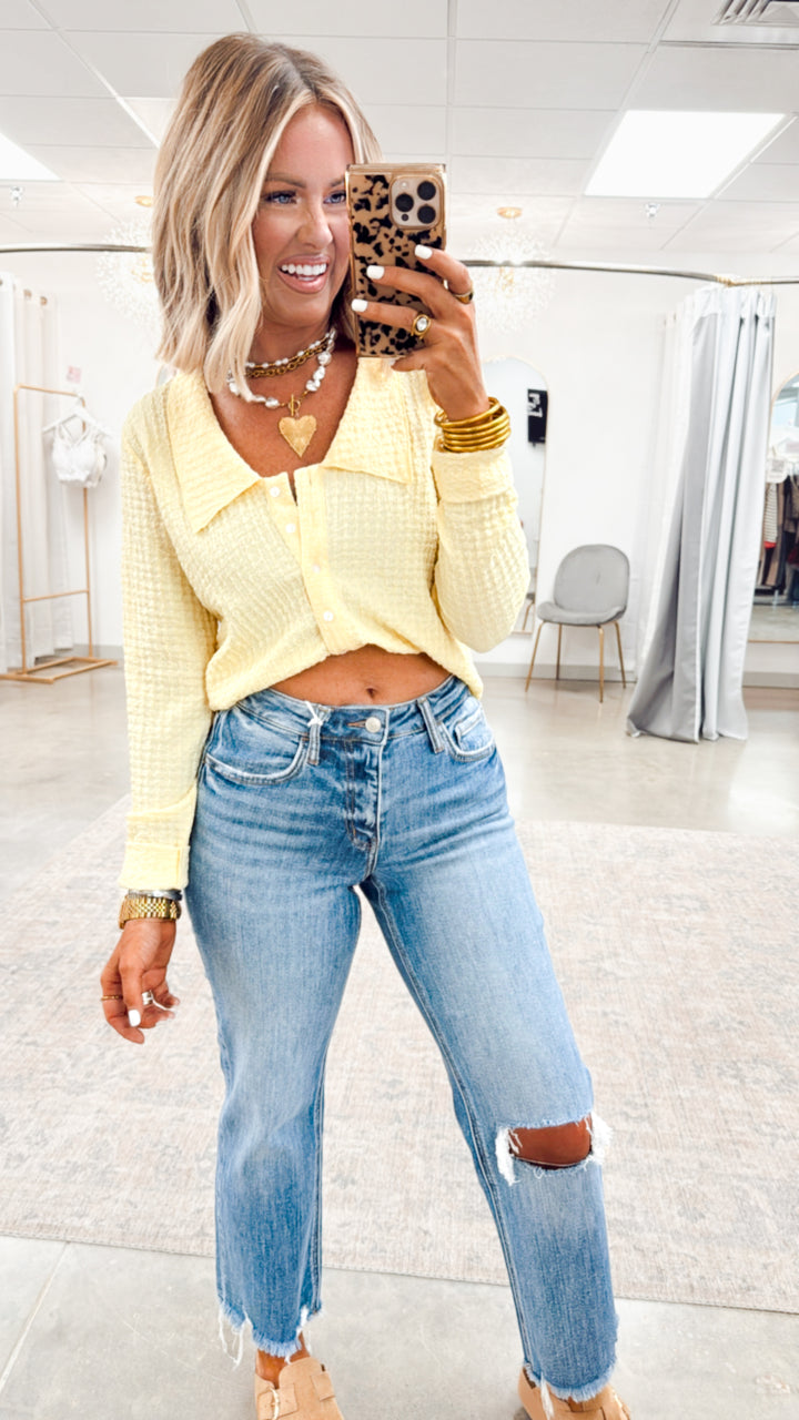 Allie Textured Blouse-Daisy