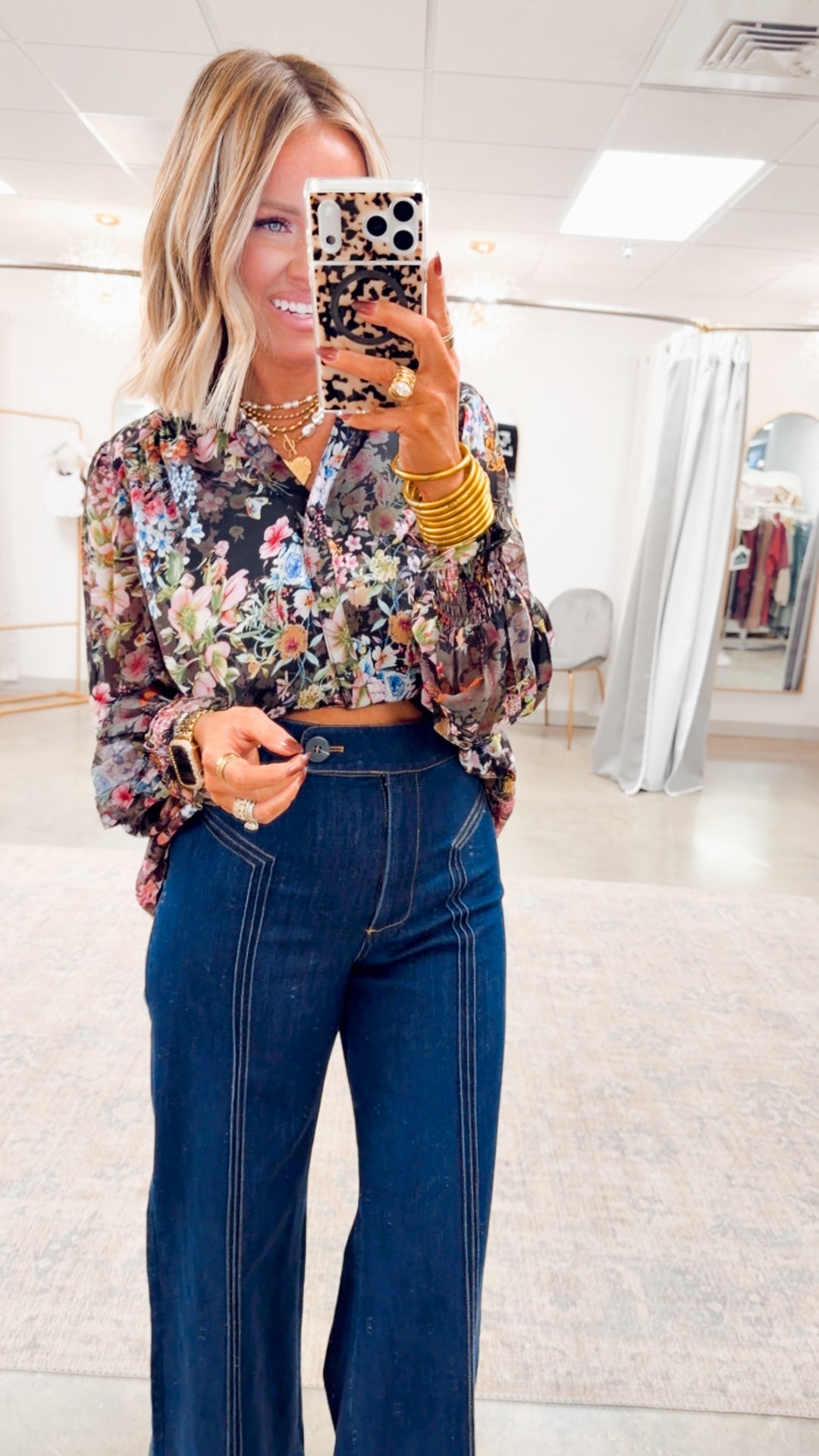Capri Floral Blouse