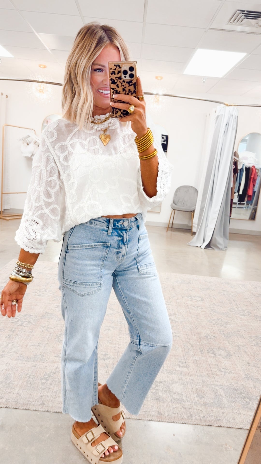 Soft Whispers Blouse-White