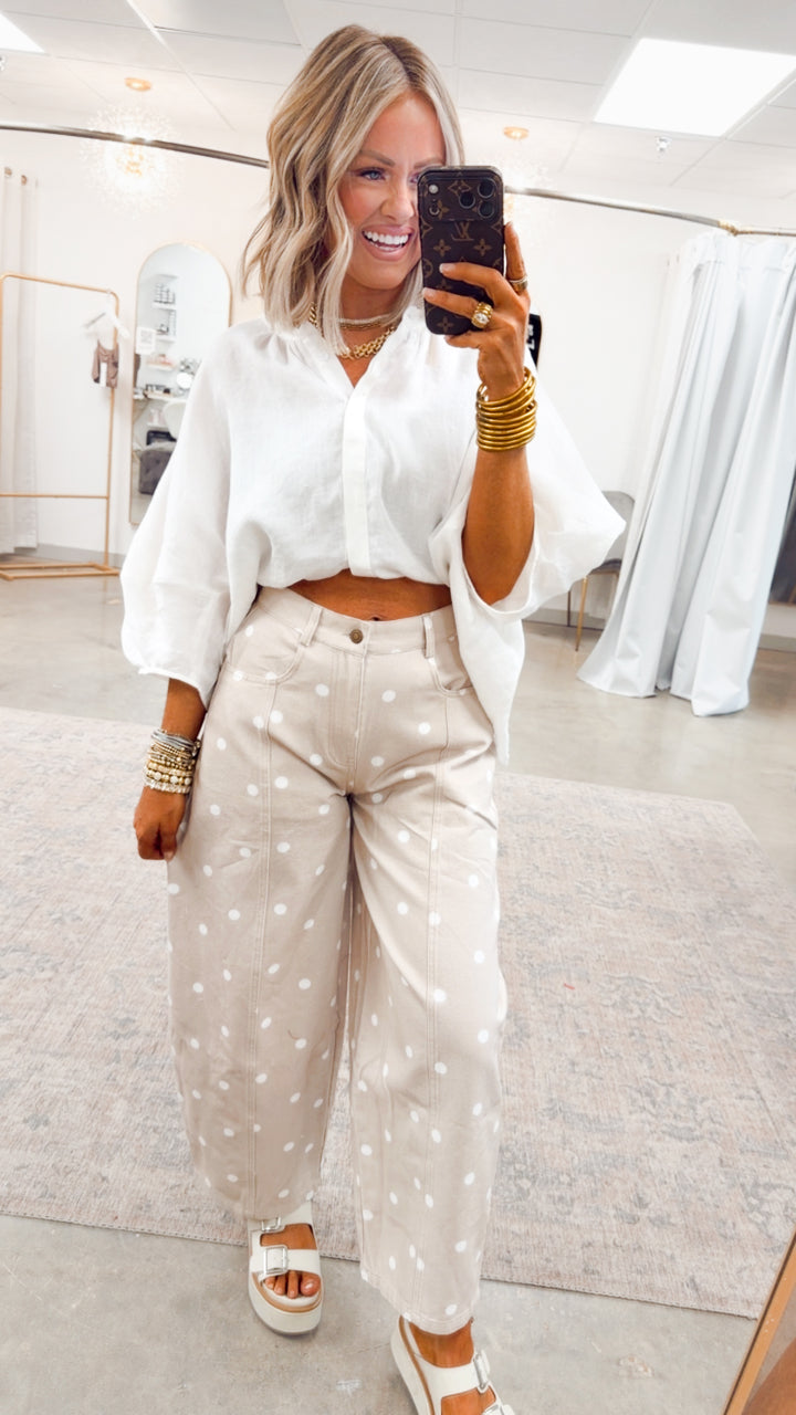 Dottie Darling Barrel Jeans