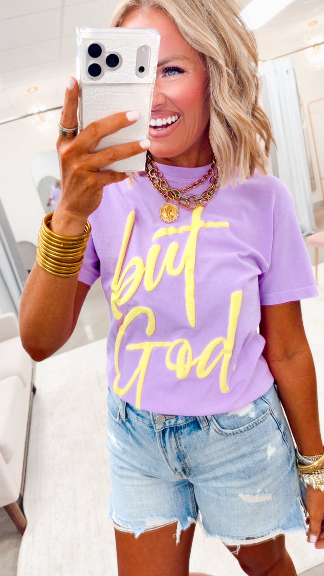 Puff "but God" Tee