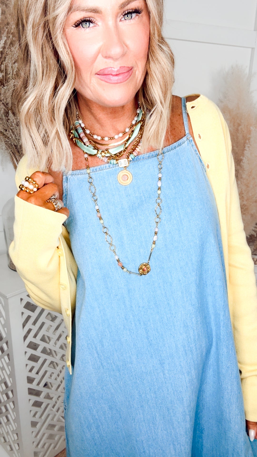 Classic Chambray Midi Dress