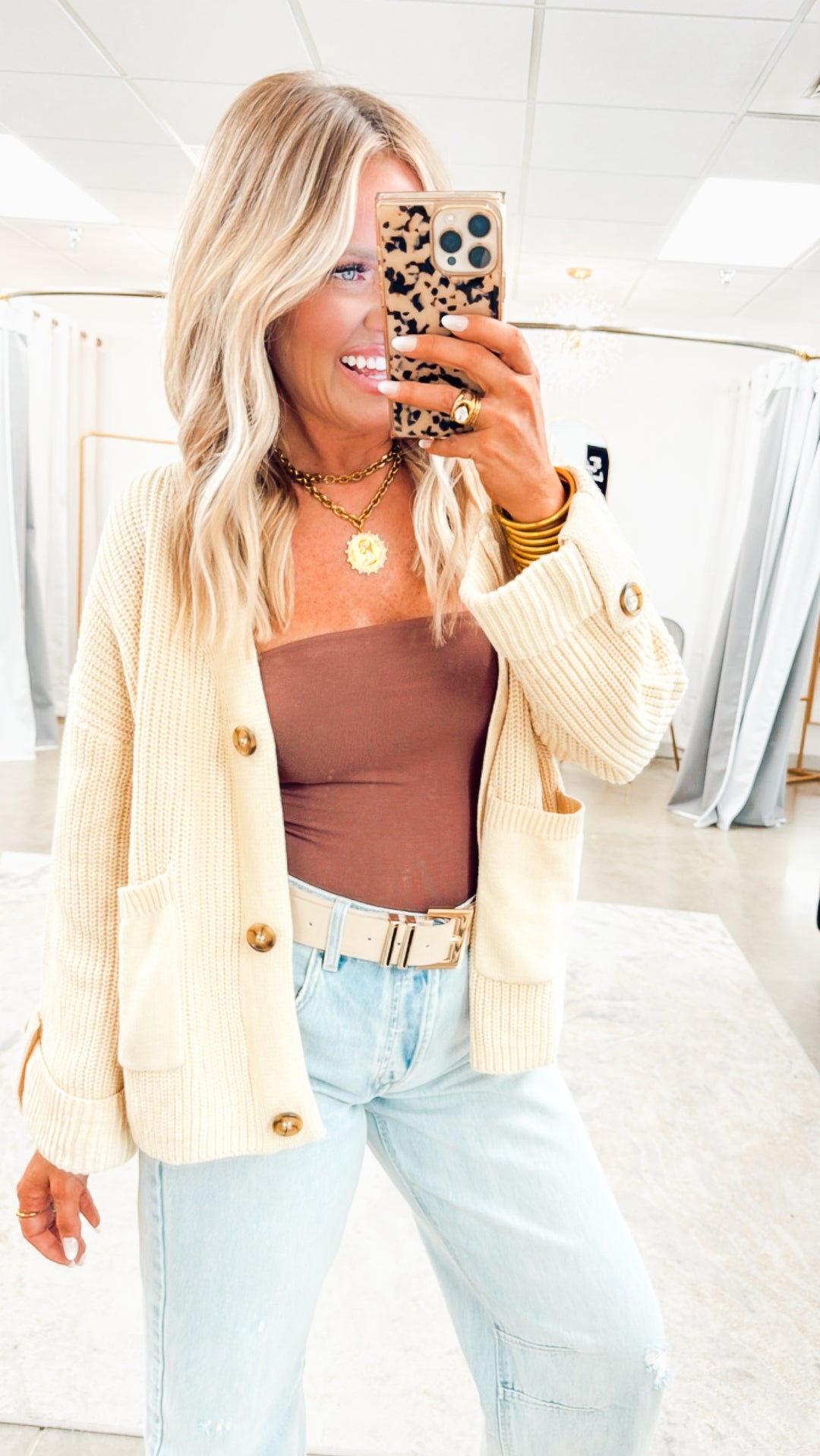Cozy Knoll Cardigan-Cream