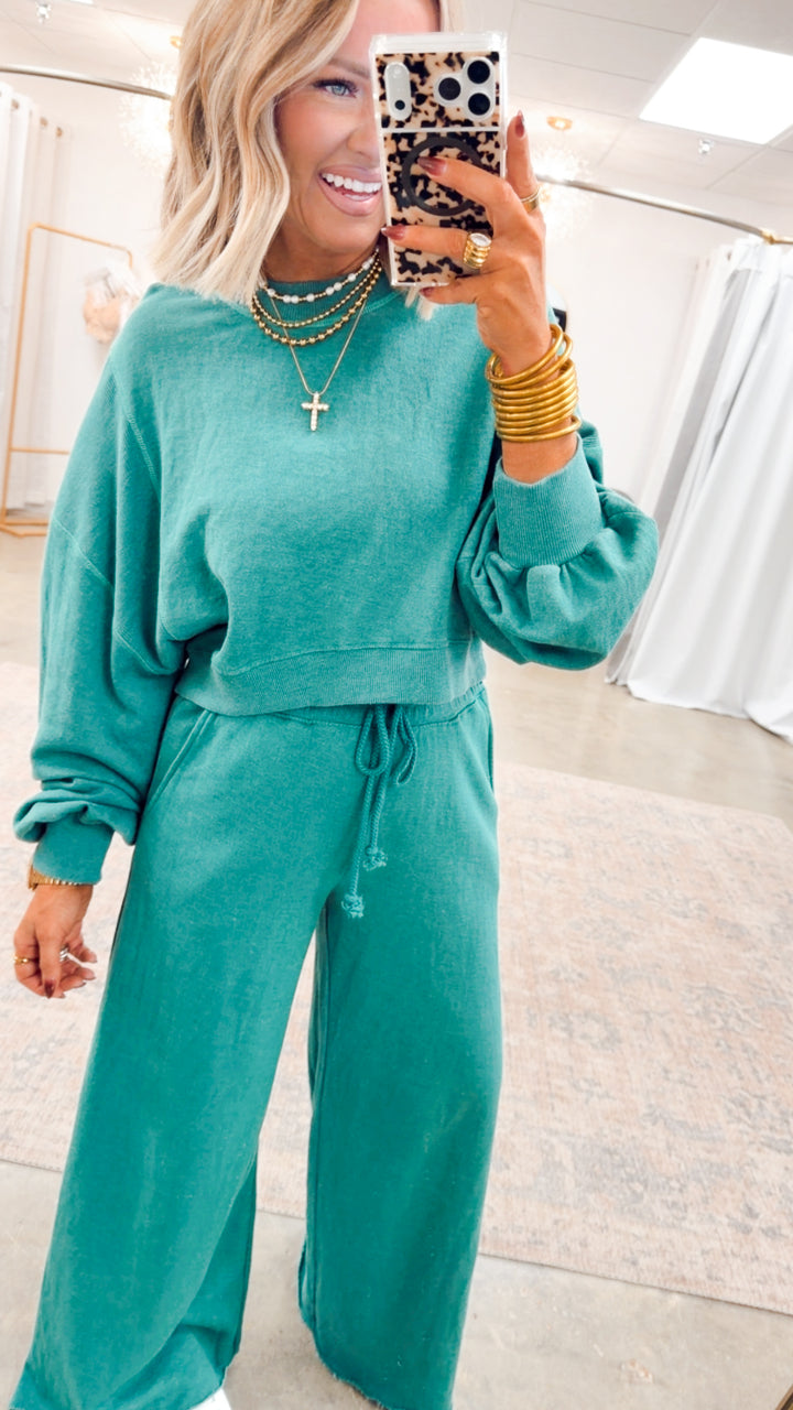 The Hampton Luxe Set-Kelly Green