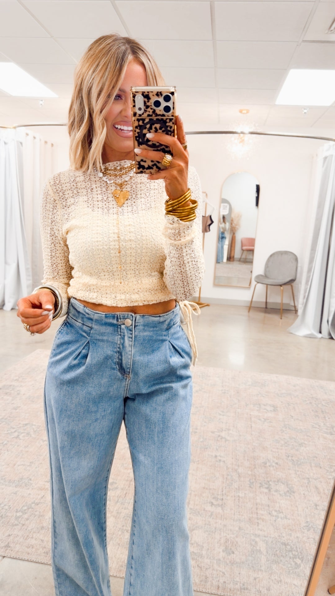 Rosalie Boatneck Top-Cream