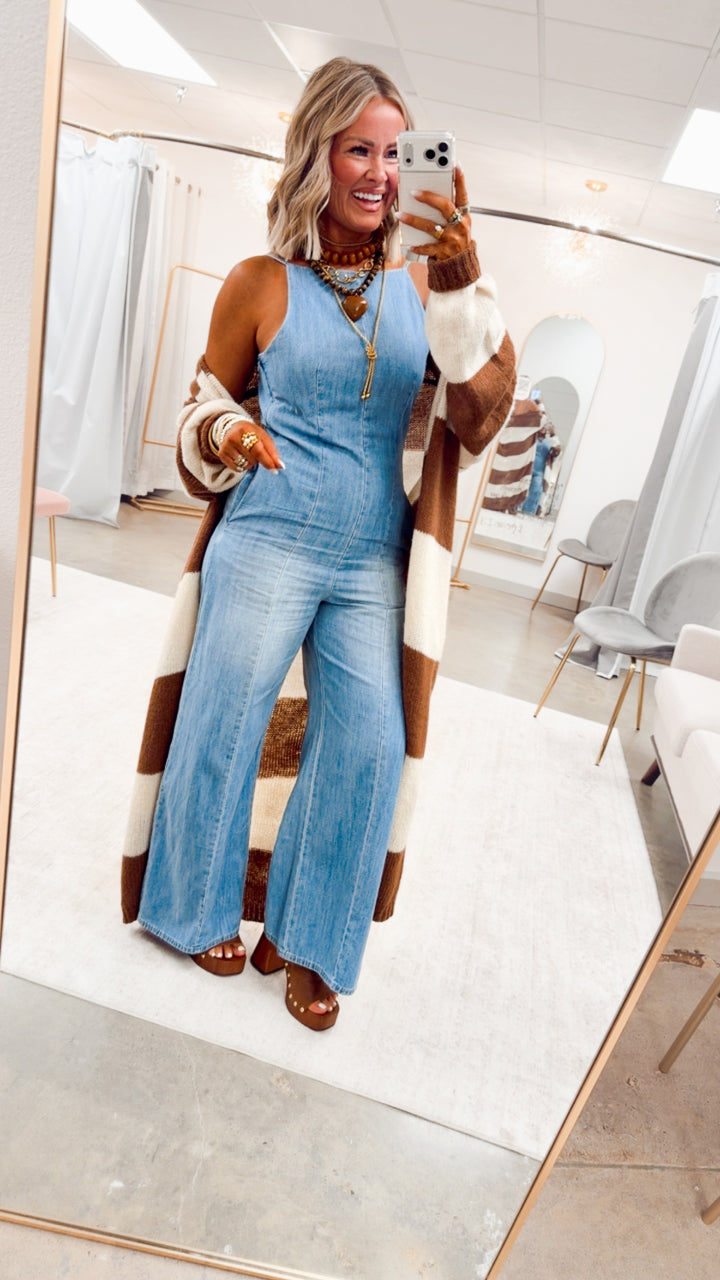 The Hollis Denim Jumpsuit
