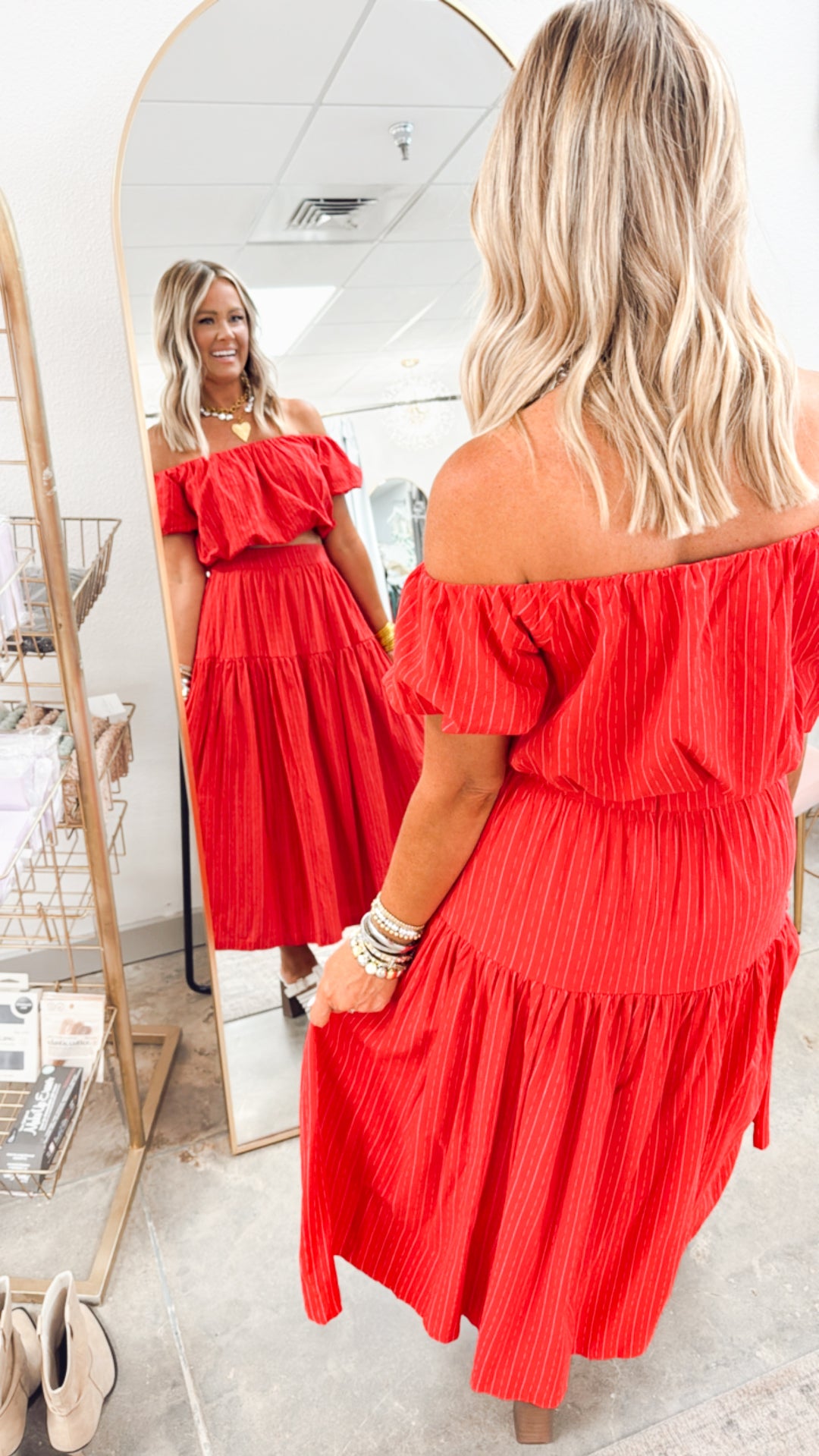 Riviera Crop Top & Skirt Set