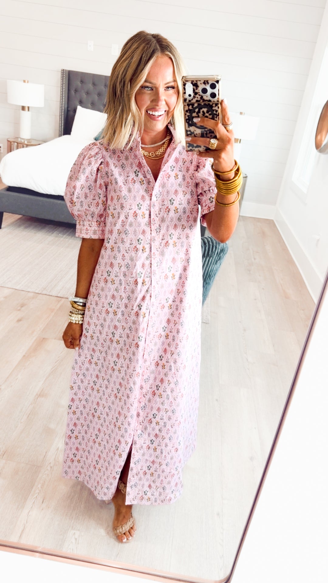 The Camellia Floral Midi Dress