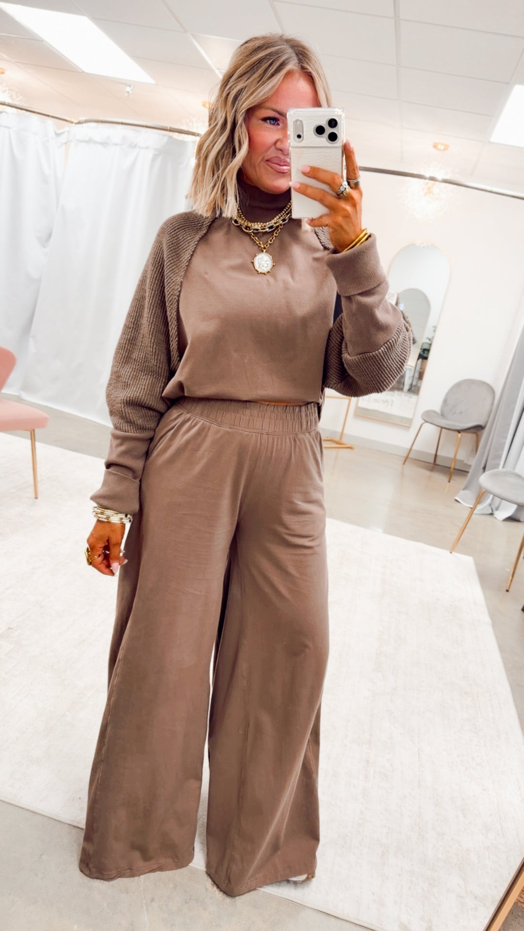 The Luxe Comfort Set-Mocha Latte