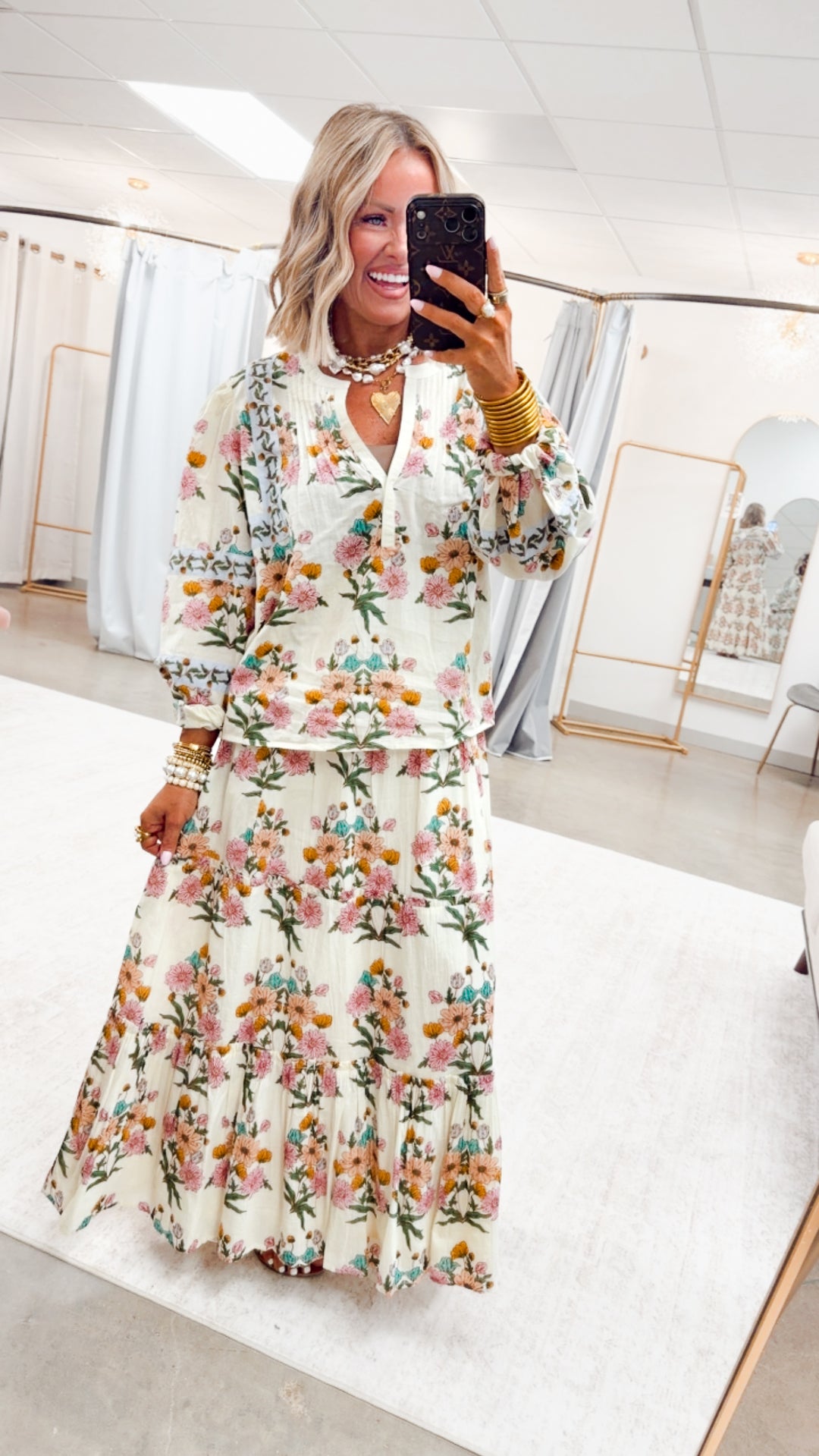 The Bloomfield Top & Maxi Skirt Set