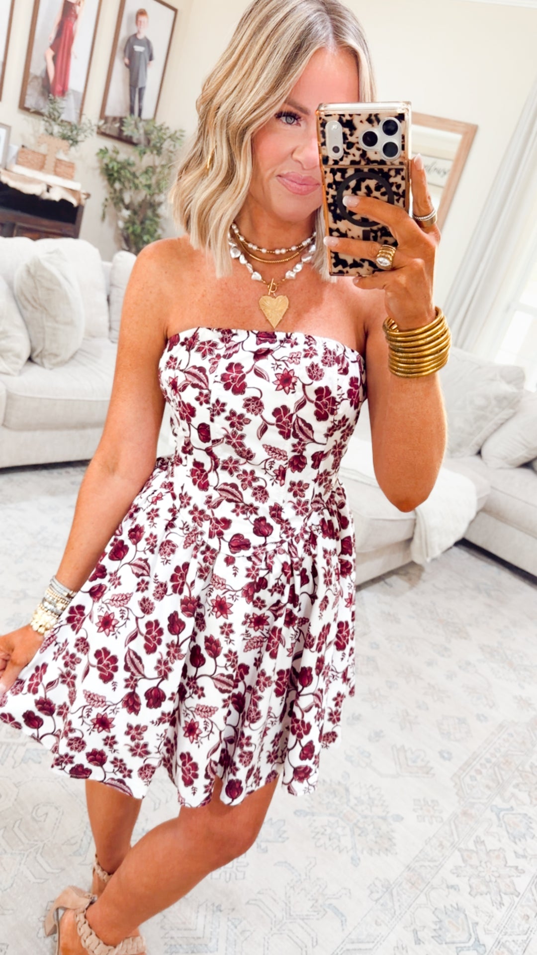 The Colette Floral Corset Dress