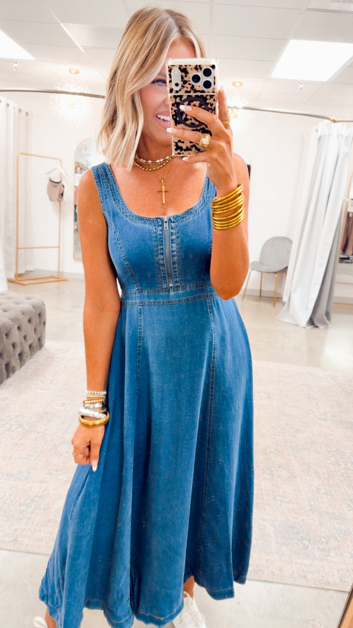The Frontier Denim Dress