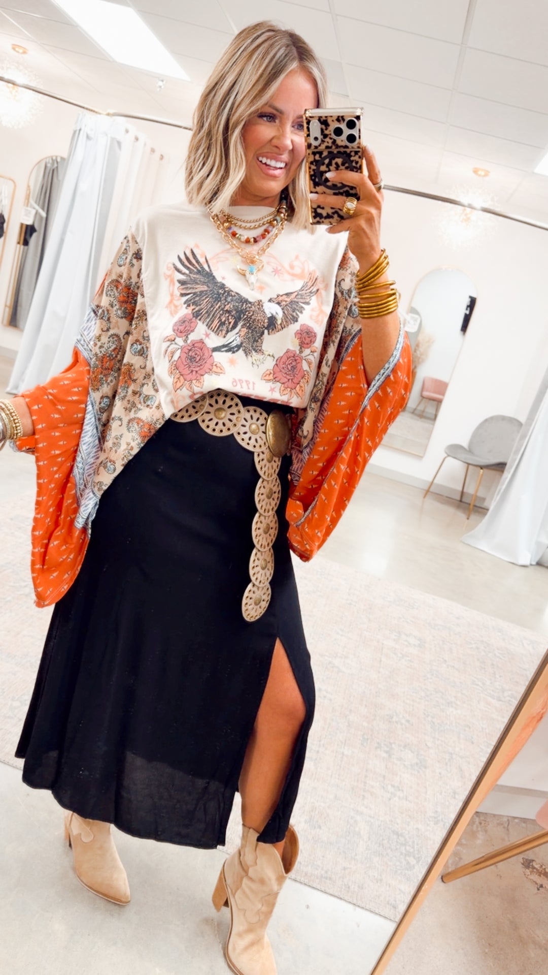 The Marlow Midi Skirt-Black