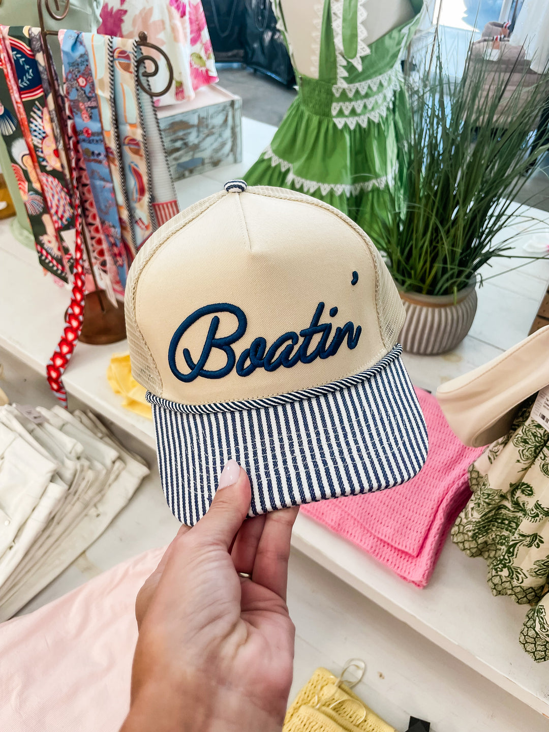Boatin' Trucker Hat
