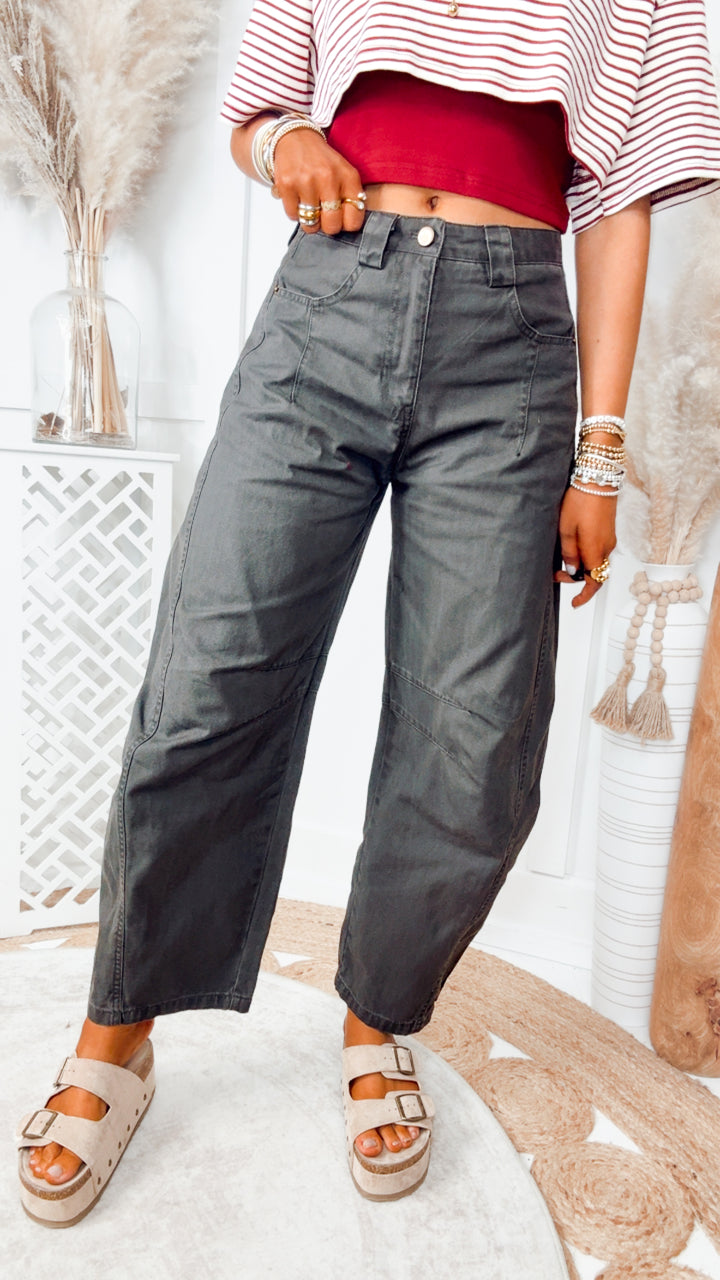 Jade Wide Leg Pintuck Pants
