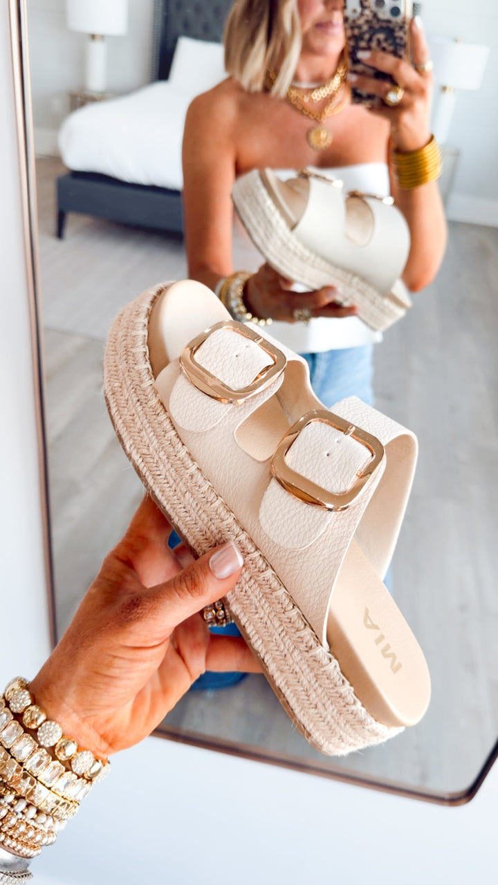 Shai Platform Sandal-Nude