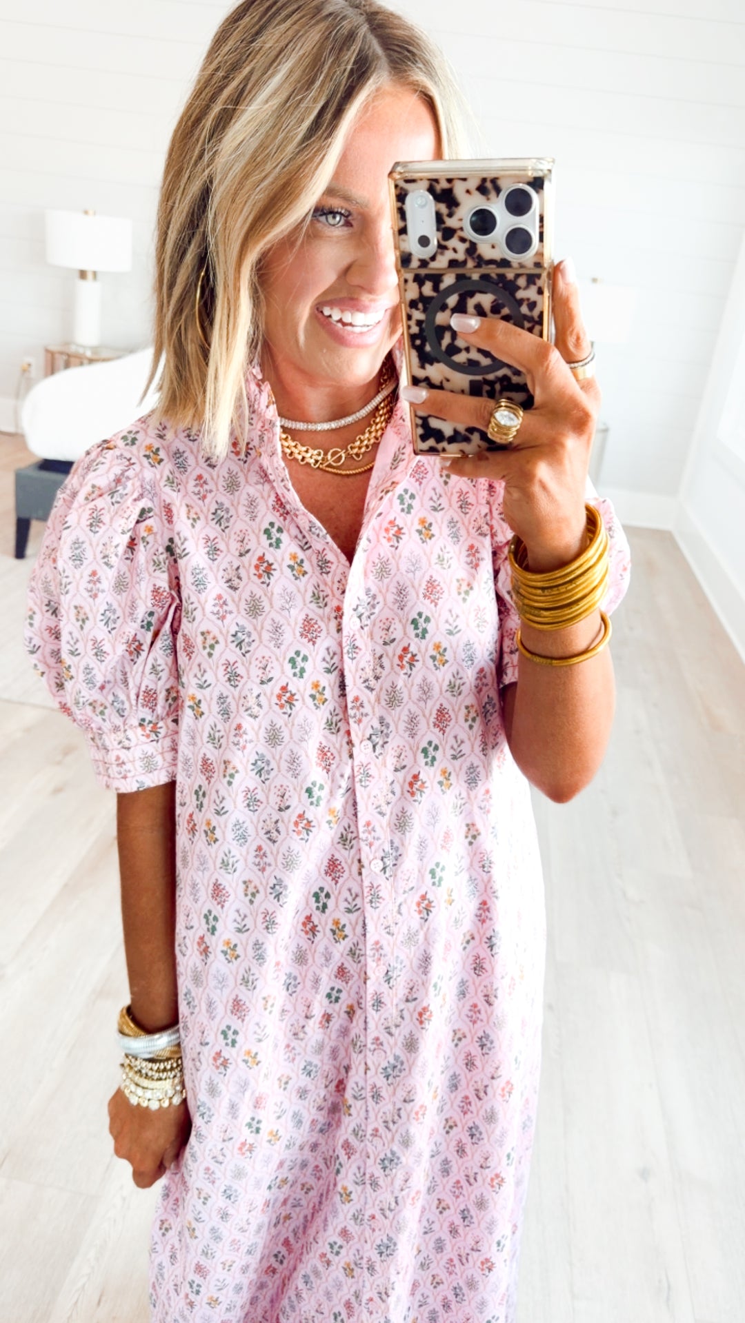 The Camellia Floral Midi Dress