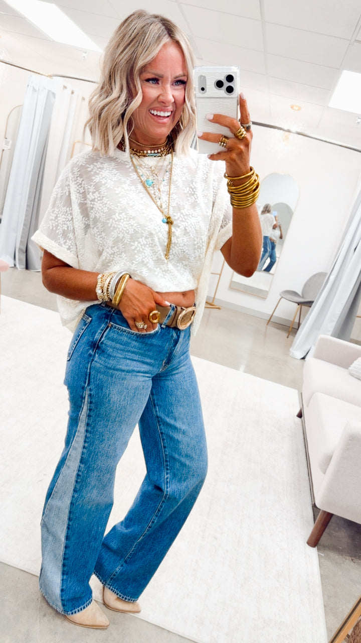 The Angleline Wide Leg Jean