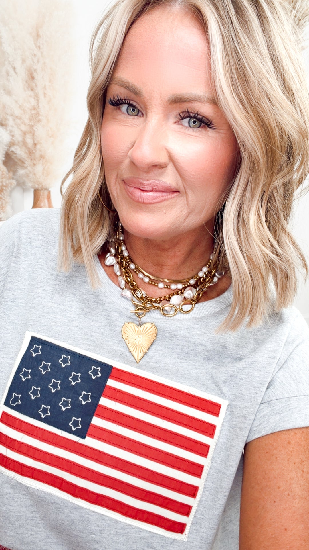 American Flag Patch Tee