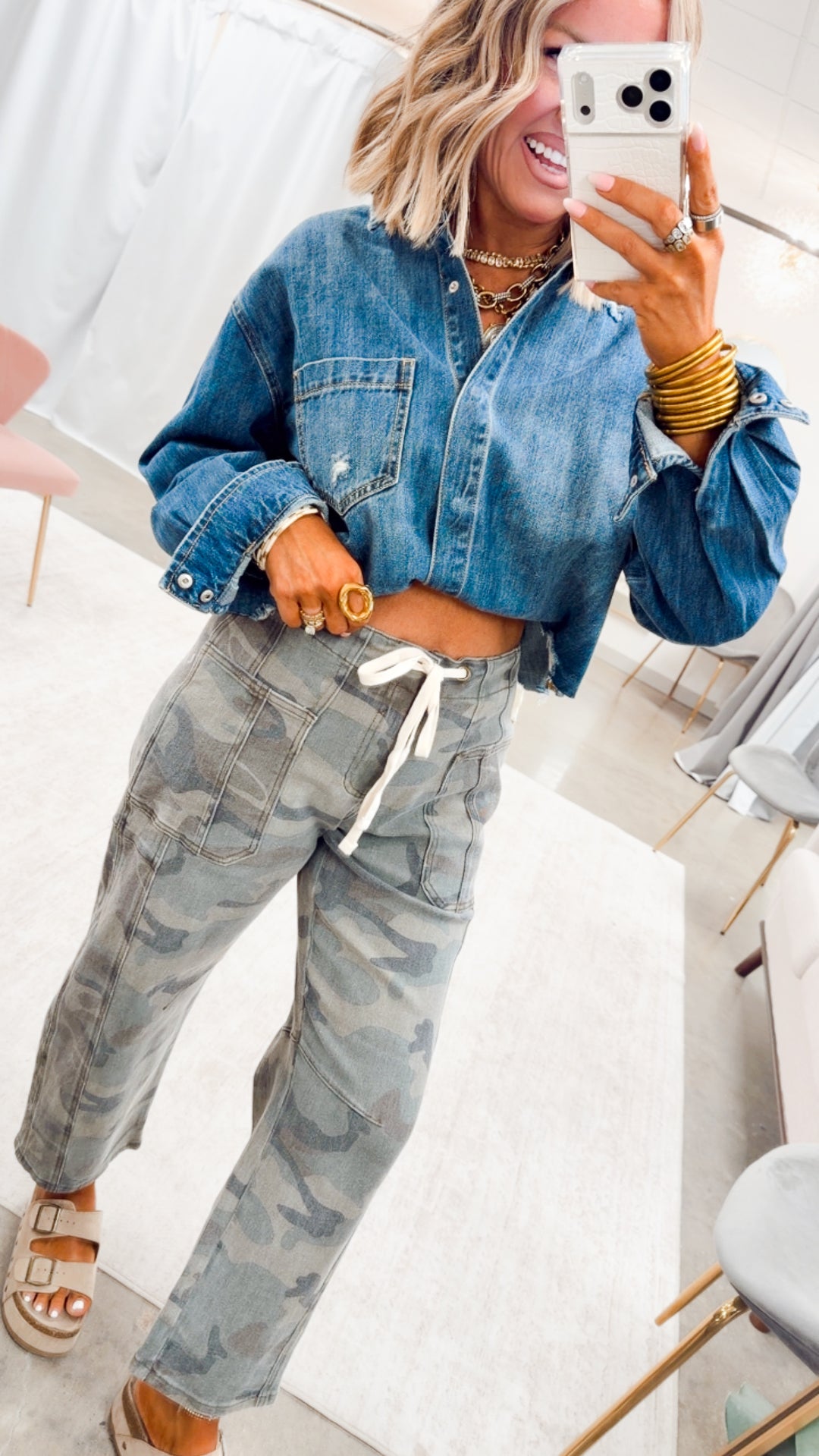 The Rogue Camo Barrel Jean