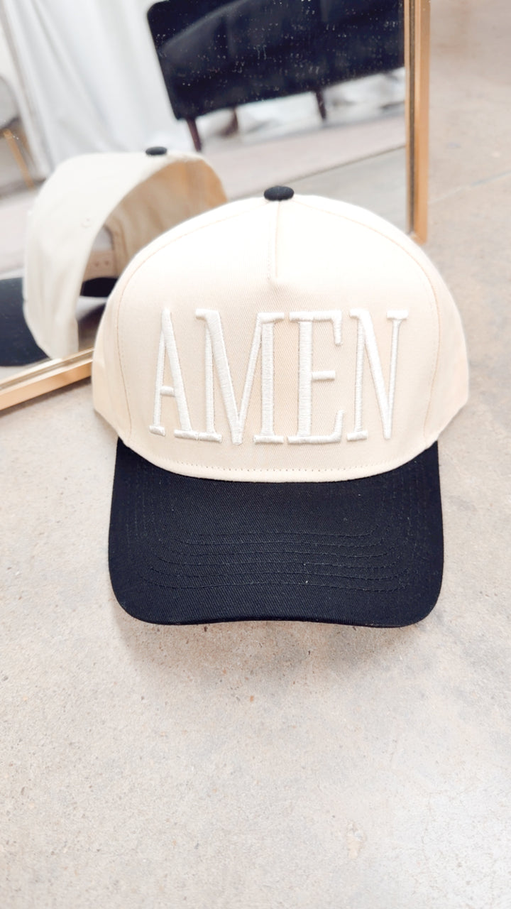 Amen Embroidered Trucker Hat